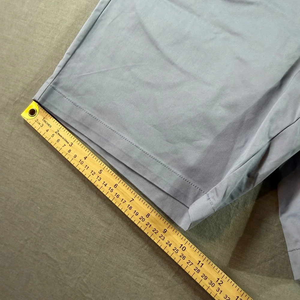 Banana Republic Stretch Chino Shorts Mens 34 Blue NEW Quick Dry 9